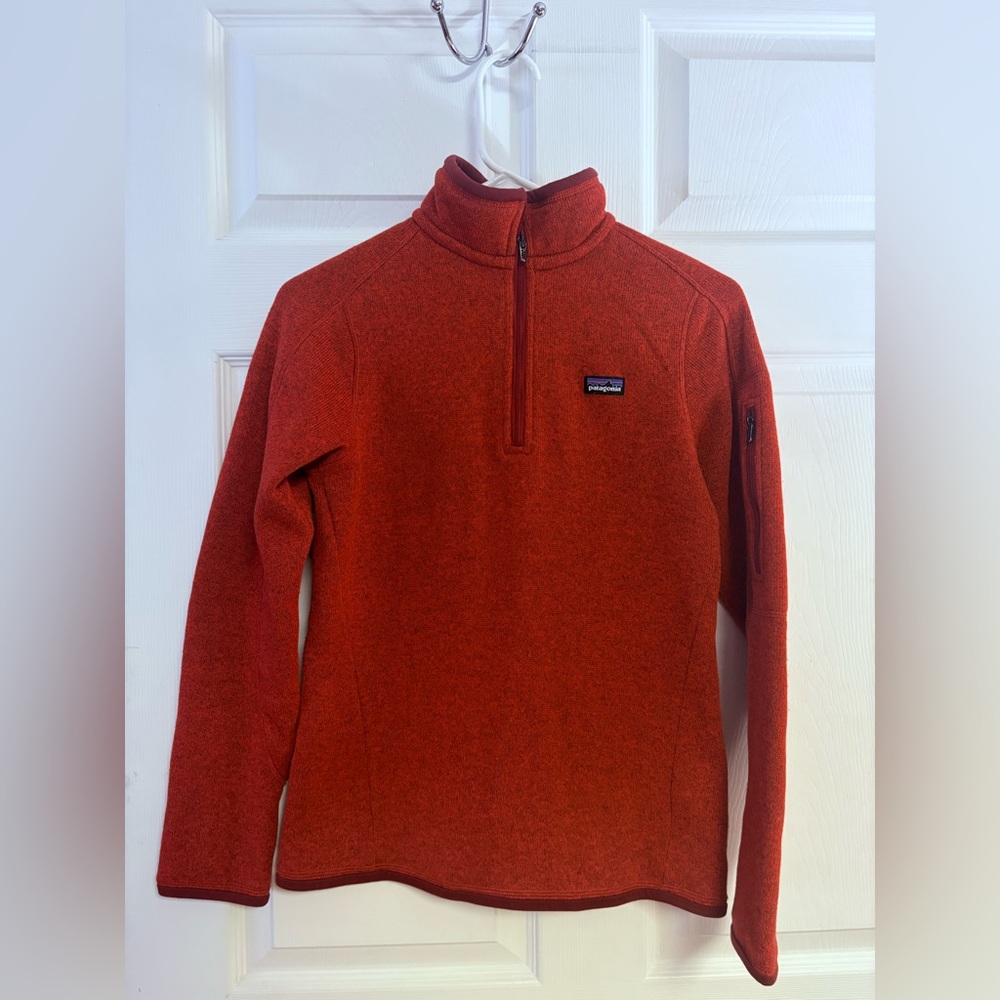 Patagonia better sweater Quarter-Zip Fleece Pullover - Rust Red XS